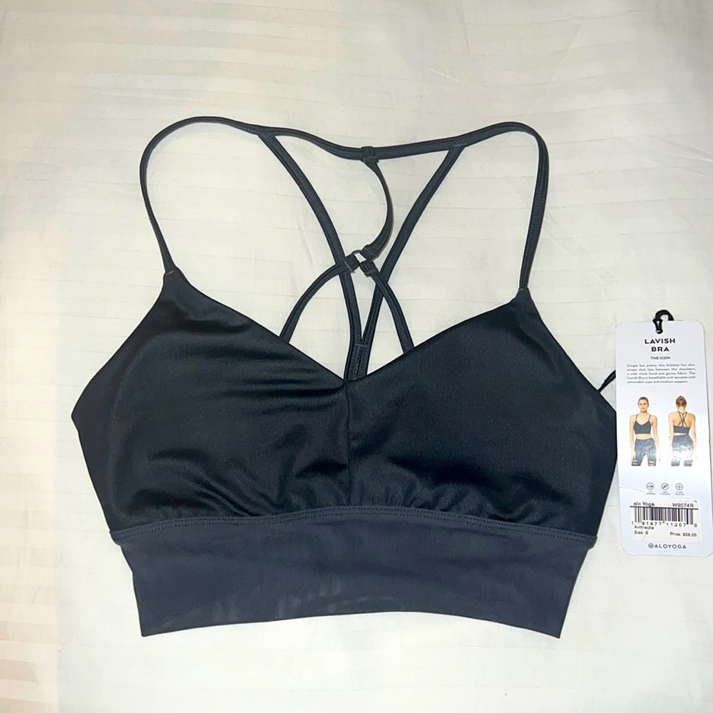 All Lavish Bra size S Brand New NWT in Anthracite color